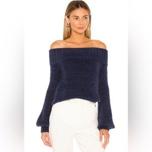 Lovers and Friends Elsa Sweater in Navy Size Small